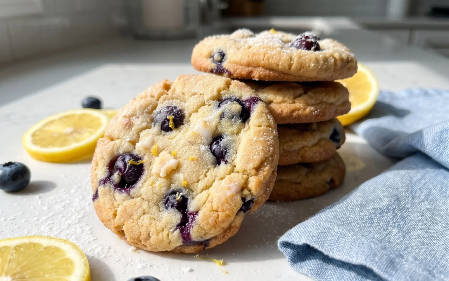 Lemon Blueberry Cookies Recipe