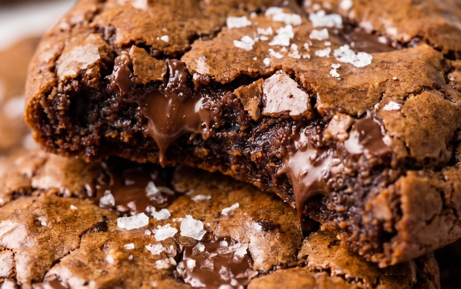 Salted Brownie Cookies