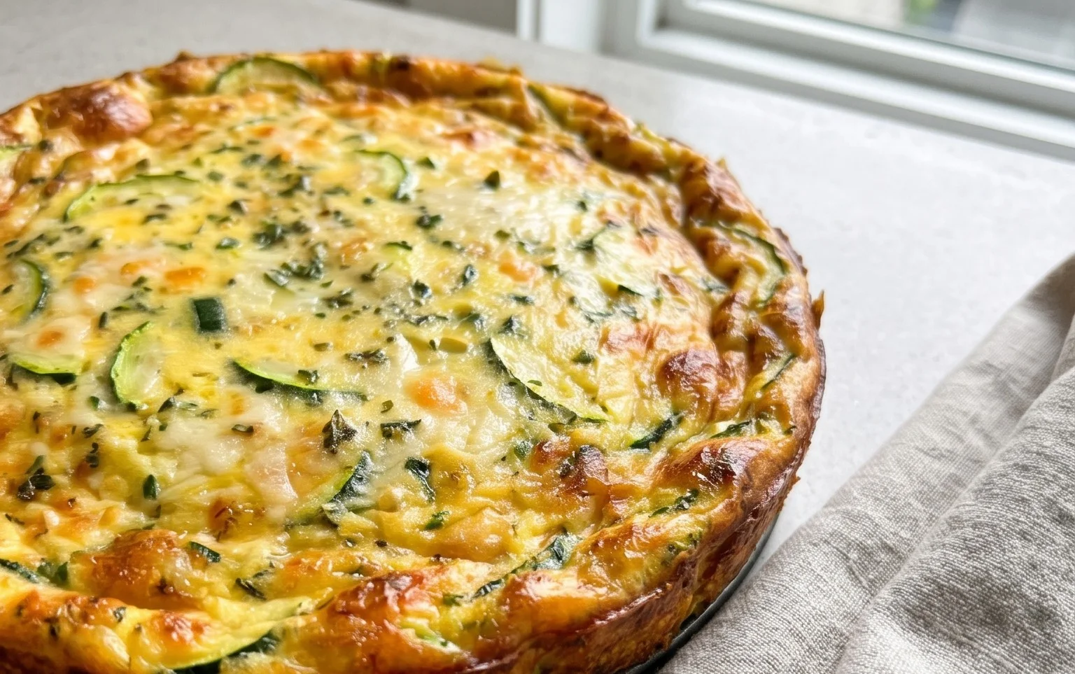 Crustless Zucchini Quiche Recipe