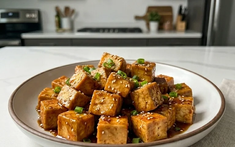 Honey Garlic Tofu