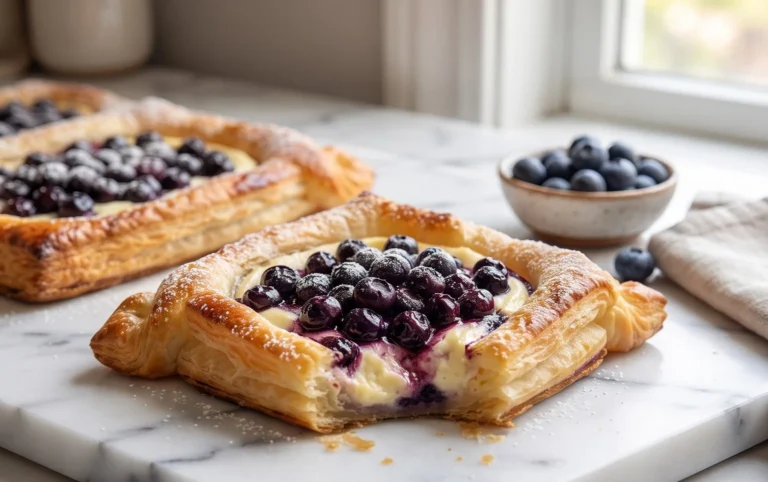 Blueberry Cream Cheese Puff Pastry
