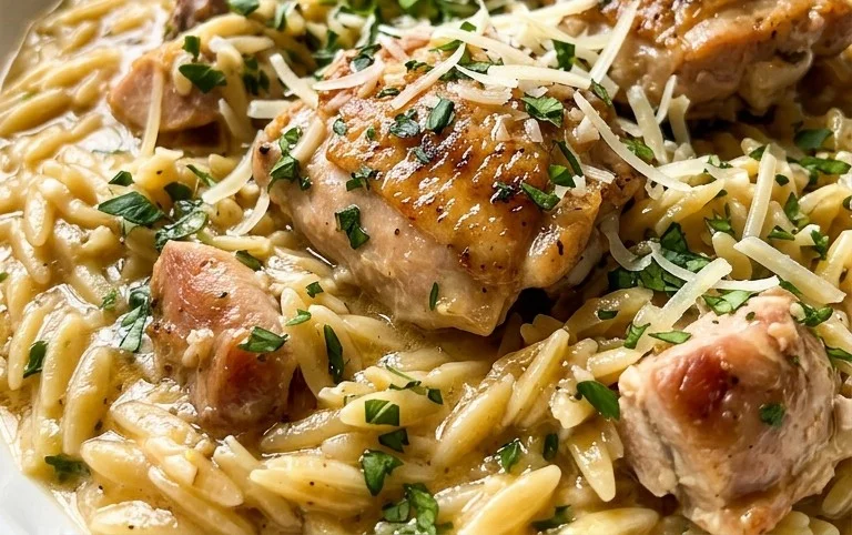 Chicken Orzo (30-Minutes, One-Pan)