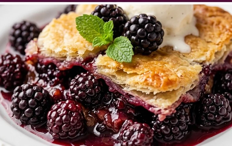 The Pioneer Women's Blackberry Cobbler