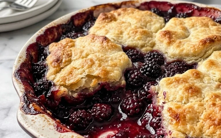 The Pioneer Women's Blackberry Cobbler
