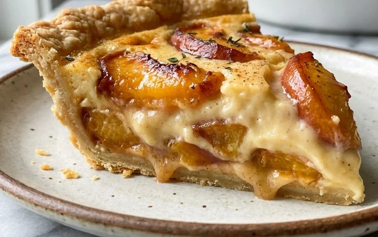 Peaches and Cream Pie