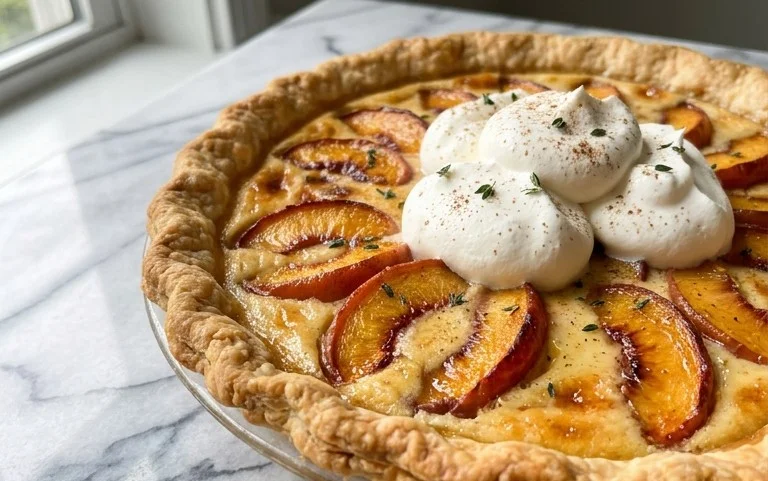 Peaches and Cream Pie