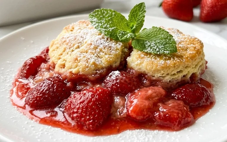 Strawberry Cobbler