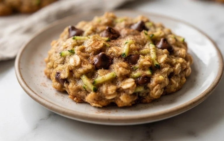 Healthy Zucchini Oatmeal Cookies