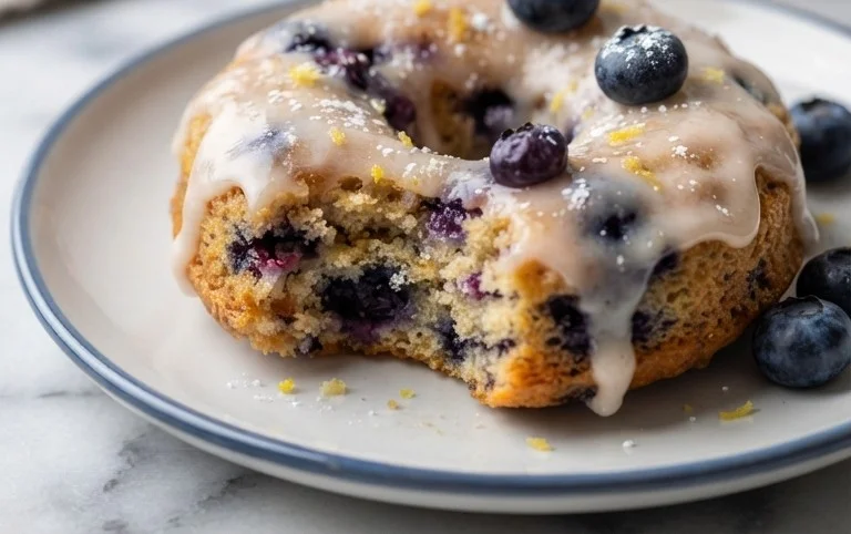 Blueberry Cake Donuts