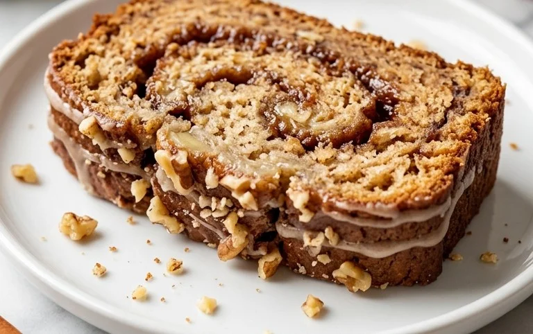 Cinnamon Roll Banana Bread
