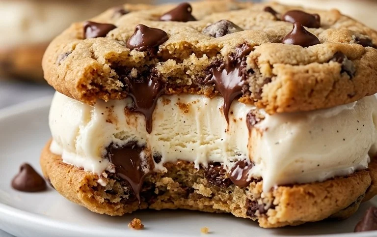 Cookie Ice Cream Sandwiches (Like a Chipwich!)