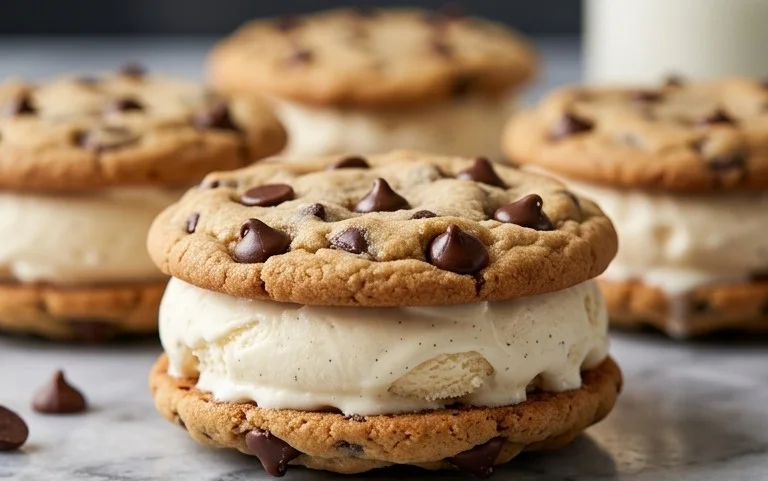 Cookie Ice Cream Sandwiches (Like a Chipwich!)