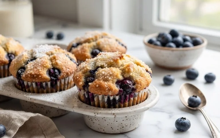 Homemade Blueberry Muffins
