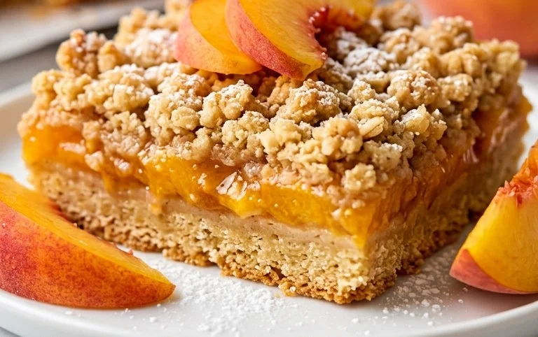 Fresh Peach Crum extractb Bars