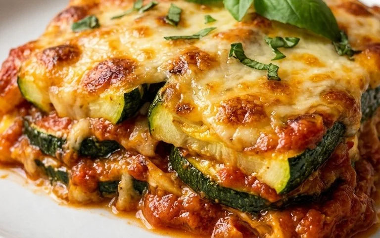 Three Cheese Zucchini Parmesan
