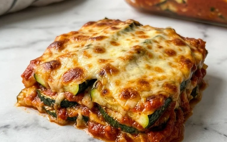 Three Cheese Zucchini Parmesan