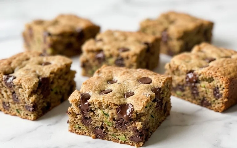 Chocolate Chip Zucchini Cookie Bars