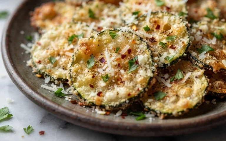 Crispy Baked Zucchini Chips