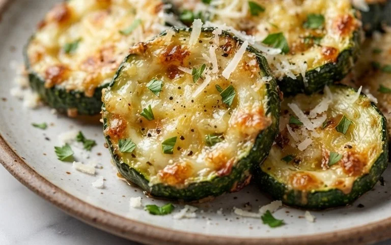 Oven Roasted Parmesan Zucchini 