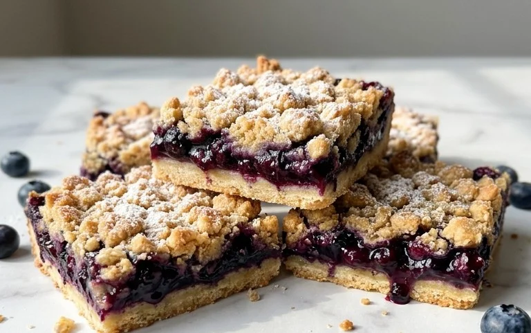 Easy Blueberry Pie Bars