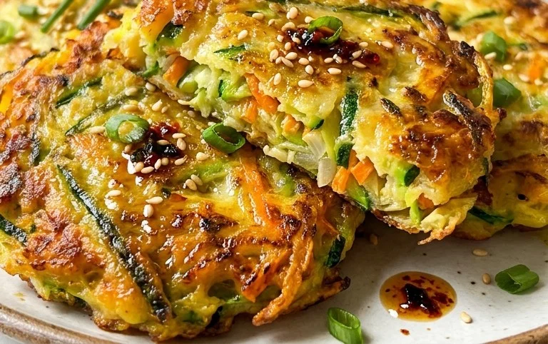 Quick & Easy Korean Zucchini Fritters (Hobak Jeon)