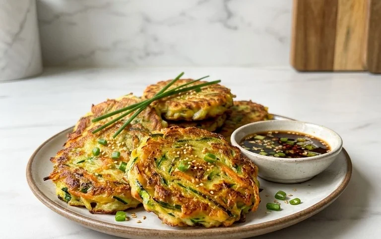 Quick & Easy Korean Zucchini Fritters (Hobak Jeon)
