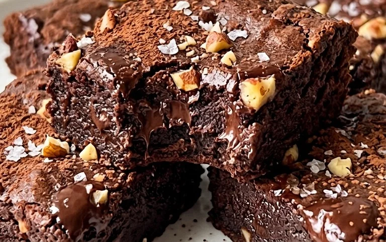 Flourless Chickpea Brownies (Vegan & Gluten Free)
