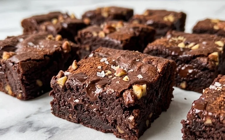 Flourless Chickpea Brownies (Vegan & Gluten Free)