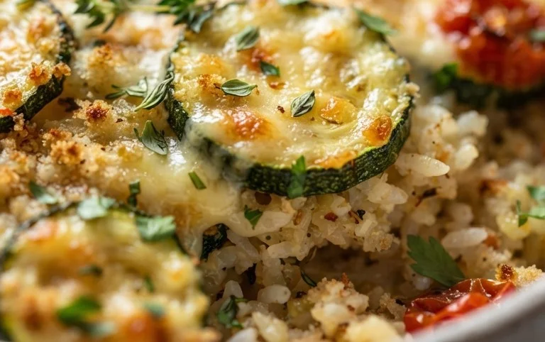 Julia Child's Zucchini and Rice Gratin (Tian de Courgettes au Riz)