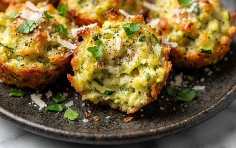 Zucchini Garlic Bites
