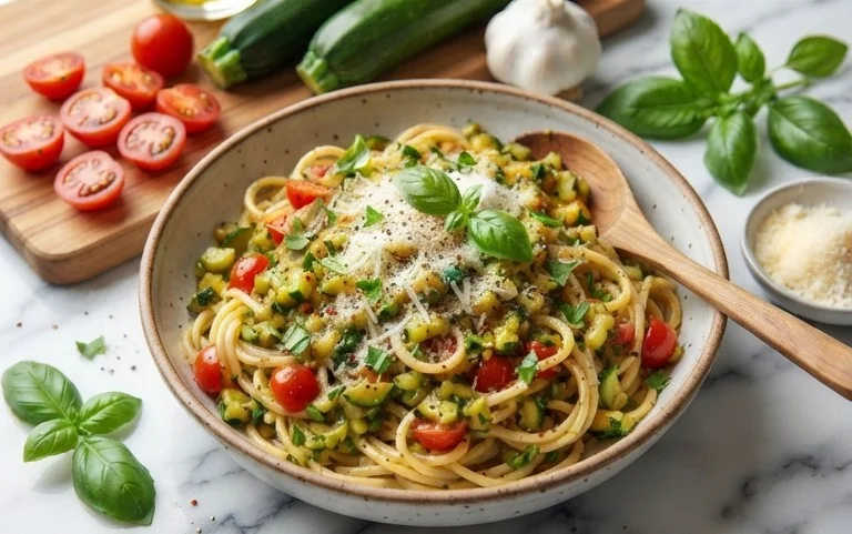 Simple Fresh Zucchini Pasta Sauce