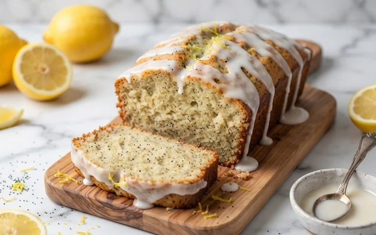 Easy Lemon Poppy Seed Zucchini Bread