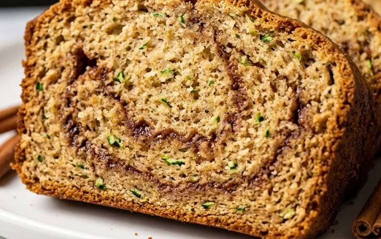 Moist and Delicious Cinnamon Swirl Zucchini Bread